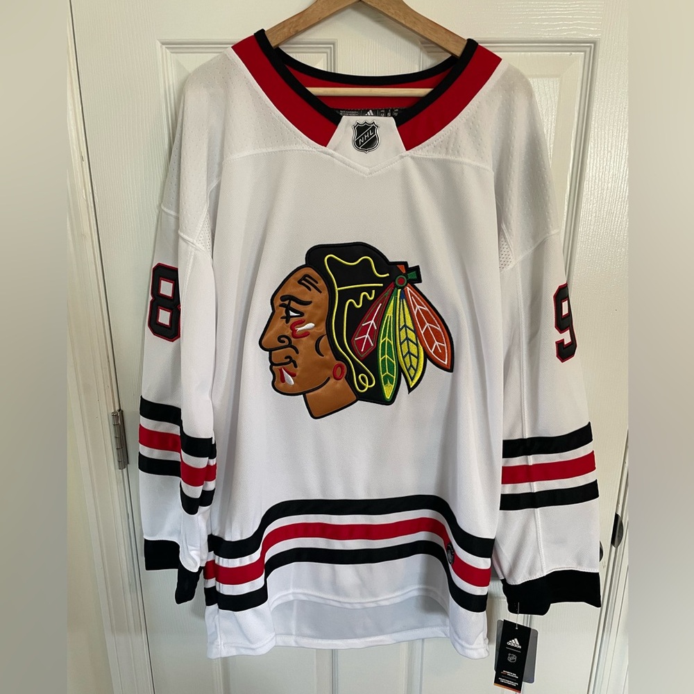 Connor Bedard Men’s Chicago Blackhawks Jersey White- Size 54